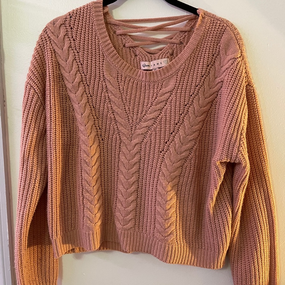 Cropped sweater